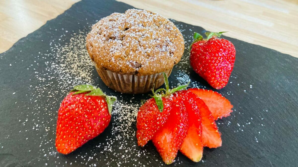 Dinkel Bananen Schokoladen Muffins Muhlenladle 