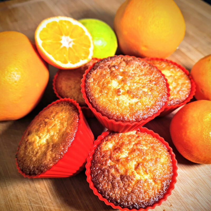Grieß-Mandarinen-Muffins