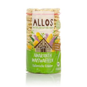 Bio Amaranth Maiswaffeln itl. Kräuter
