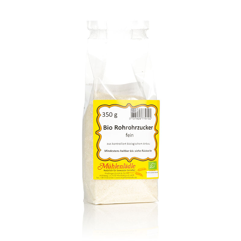 Bio Rohrohrzucker fein 350g