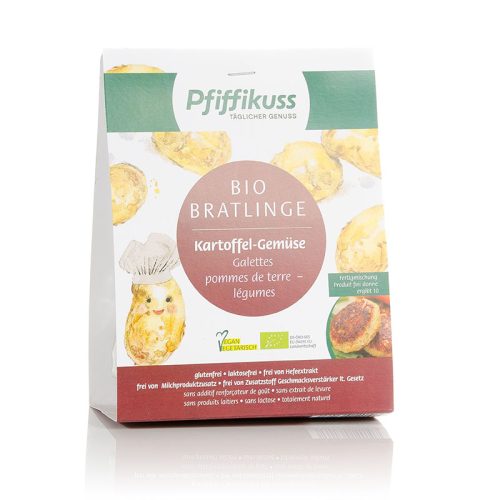 Bio Bratlinge Kartoffel-Gemüse
