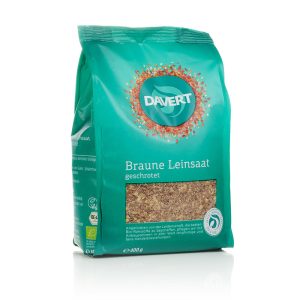 Bio Leinsaat geschrotet
