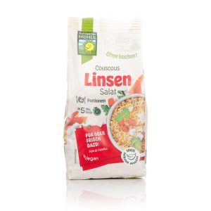 Bio Couscous Linsen Salat