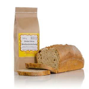Dinkel-Hirse-Brotbackmischung 500g