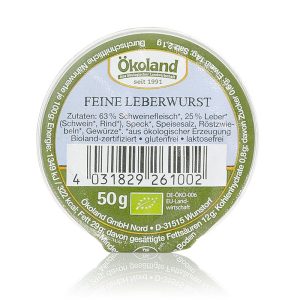 Bio Feine Leberwurst