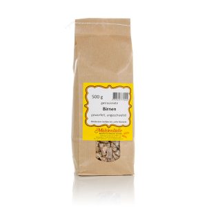 Birnen gewürfelt