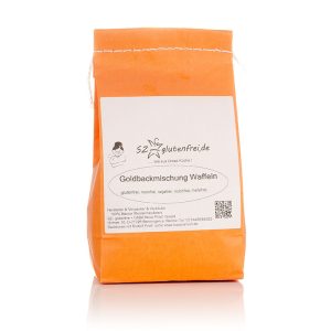 Gold Backmischung Waffeln