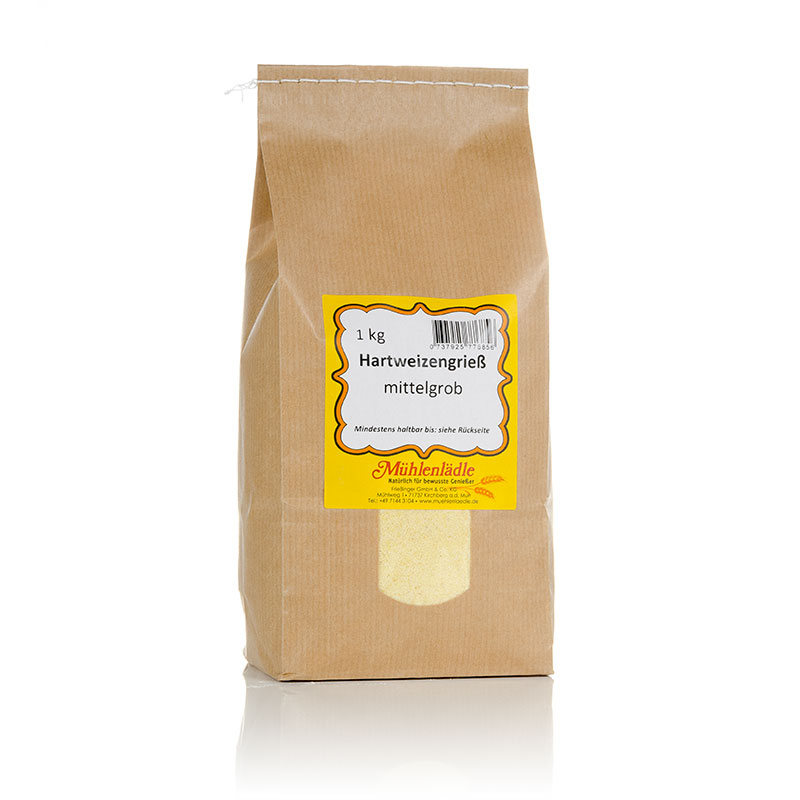 Hartweizengrieß mittelgrob 1kg