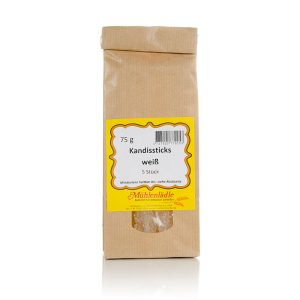 Kandissticks weiß lang 5 Stück 75g