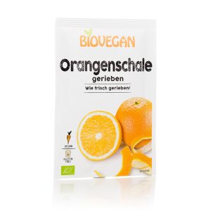 Bio Orangenschale gerieben