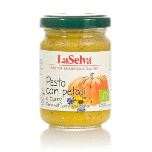 Bio Pesto con petali e curry