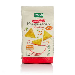 Bio Protein-Knusperecken Rote Linsen