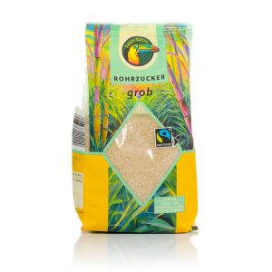Brauner Rohrzucker grob