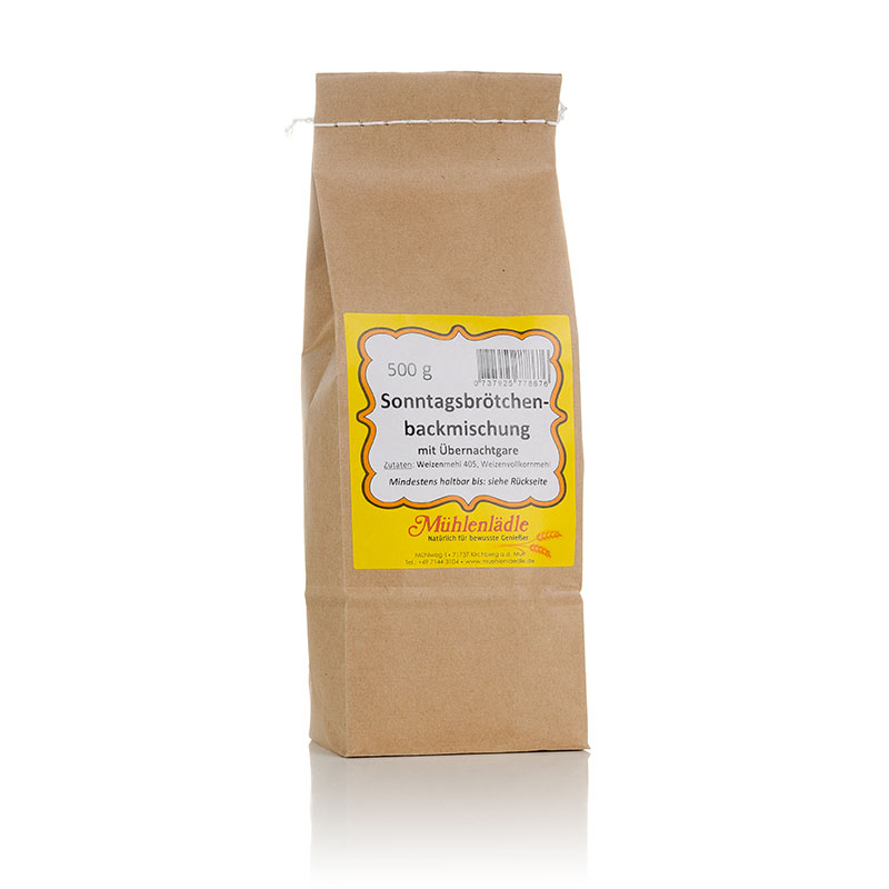 Sonntagsbrötchen mit Übernachtgare 500g – Bild 3
