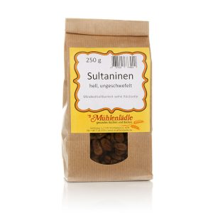Sultaninen hell ungeschwefelt