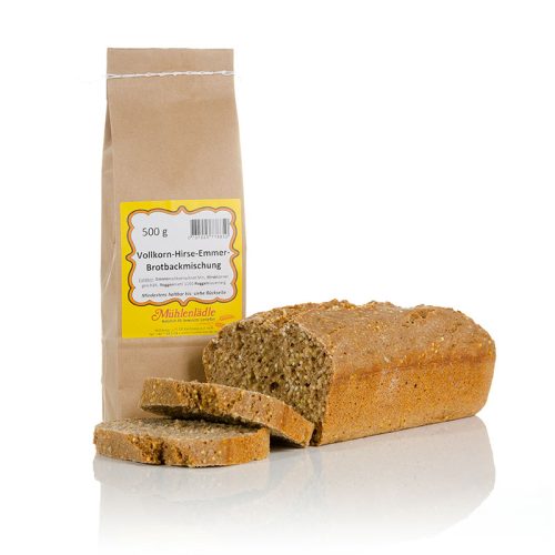 Vollkorn-Hirse-Emmerbrotbackmischung 500g