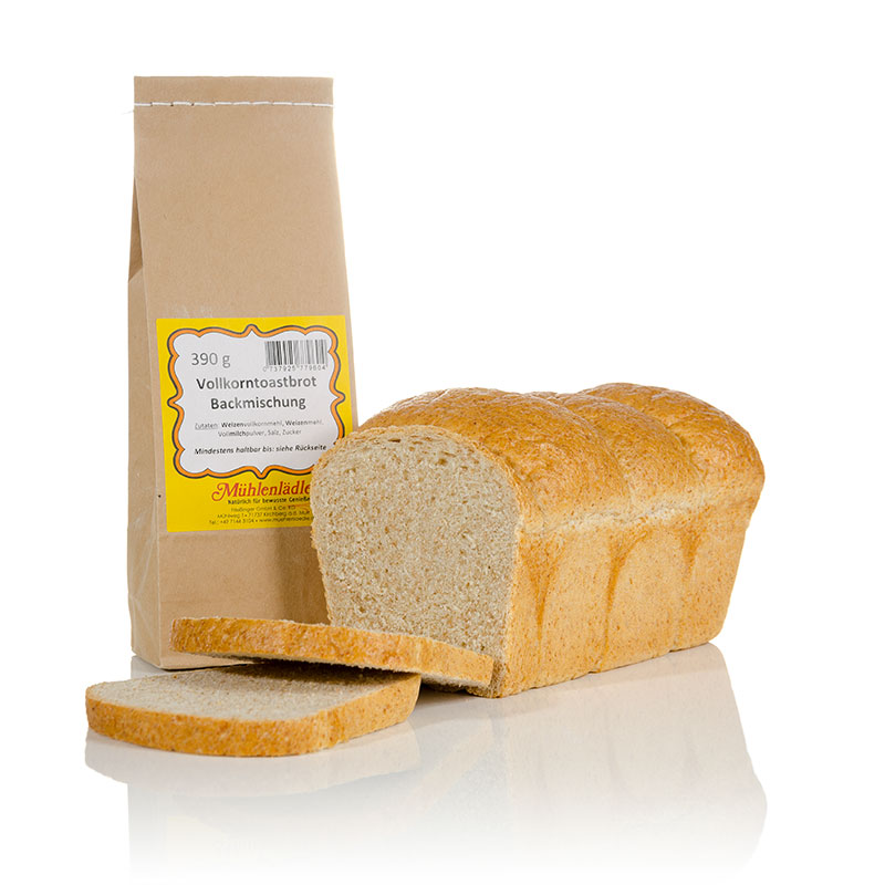 Vollkorntoastbrot Backmischung 390g