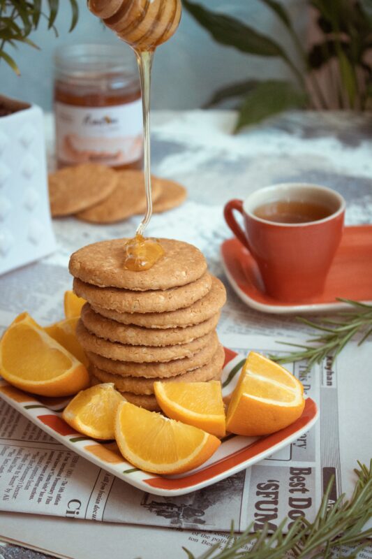 Orangen-Marzipan-Kekse