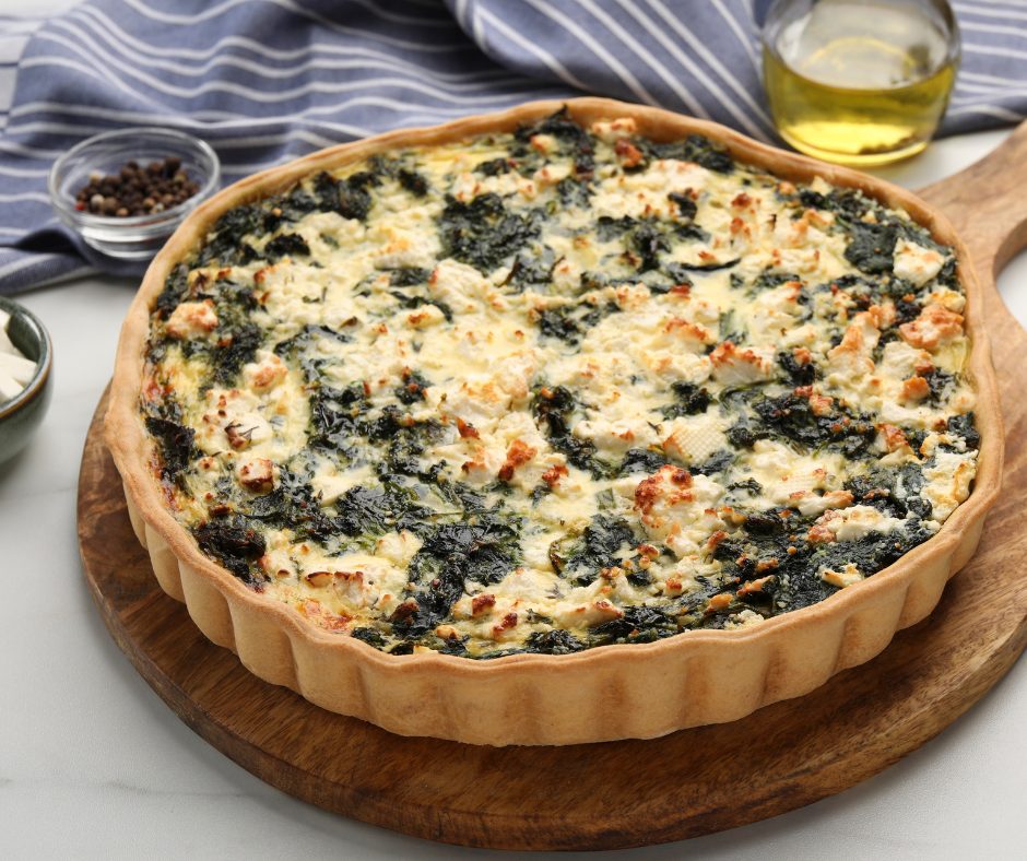 Quiche mit Wirsing und Feta